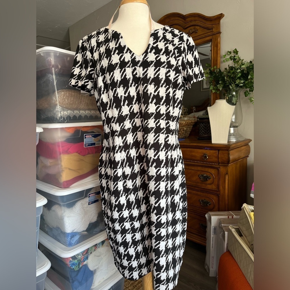 Houndstooth Dress